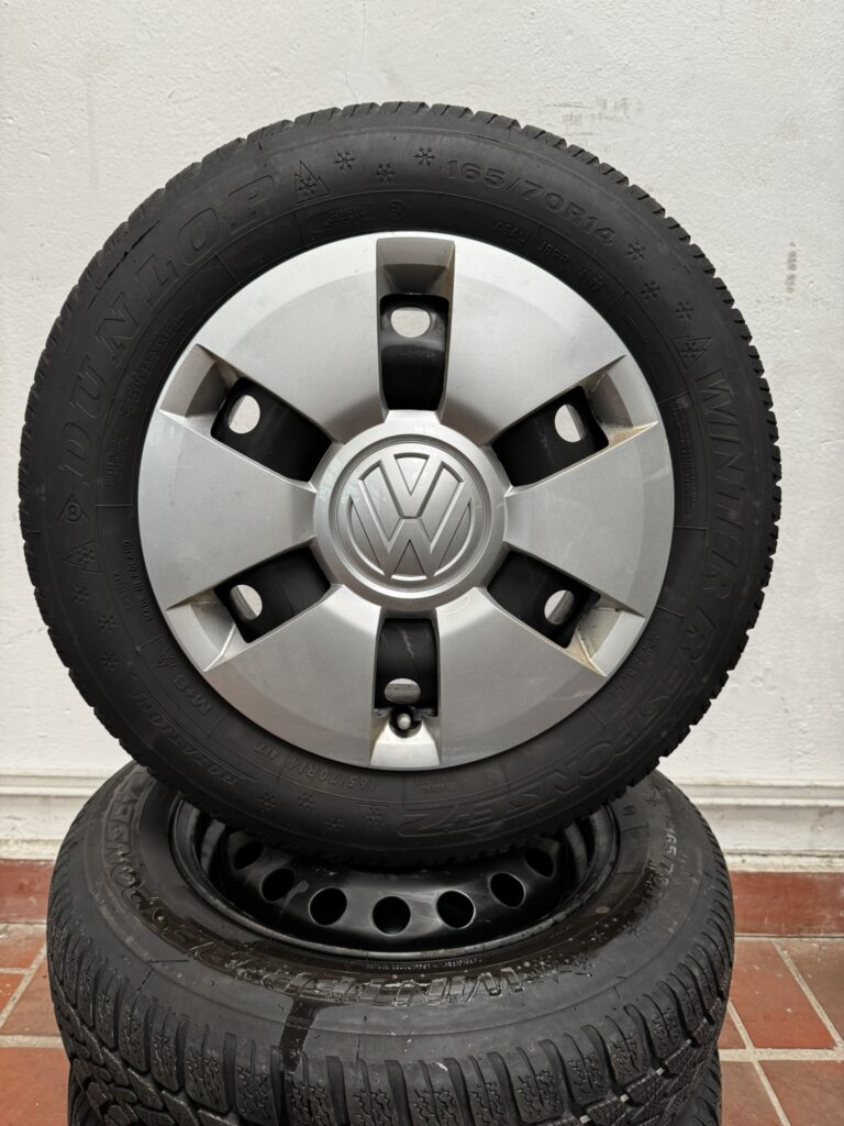 VW UP!/Skoda CitiGo/Seat Mii Winterkomplettradsatz 14 Zoll Stahl