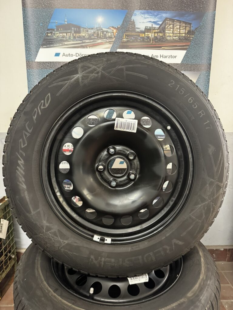 VW Tiguan/Skoda Kodiaq Winterkomplettradsatz 17 Zoll Stahl