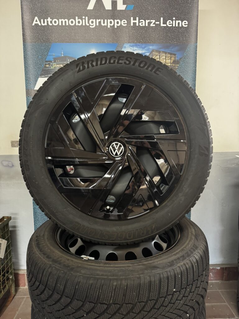 VW ID.4/ID.5 Winterkomplettradsatz 19 Zoll Stahl Mischbereifung